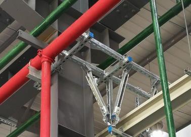 鹿邑该抗震支架的整体式支吊架结构协调性好
